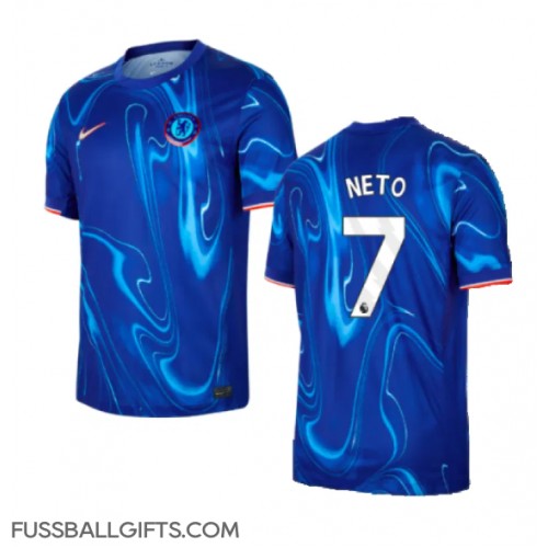 Chelsea Pedro Neto #7 Fußballbekleidung Heimtrikot 2024-25 Kurzarm